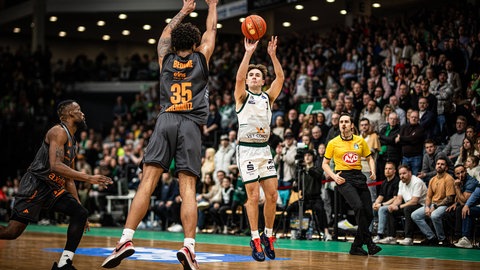 Triers Aufbauspieler Steven Ashworth fand in der Basketball Bundesliga-Partie gegen Chemnitz nicht ins Spiel.