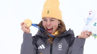Olympiasiegerin Daniela Maier