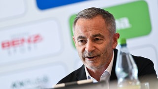 DTB-Präsident Alfons Hölzl während Turn-EM 2025 in Leipzig