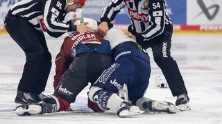 Heißer Kampf: Die Finalserie Mannheim gegen Berlin