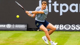 Yannick Hanfmann bei den BOSS Open in Stuttgart.
