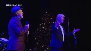 Paul Carrack und Klaus Wagenleiter bei der Swinging Christmas Show 2016