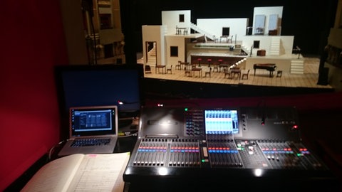 Proben zur Uraufführung von Elena Mendozas "La Ciudad de las mentiras" im Teatro Real, Madrid