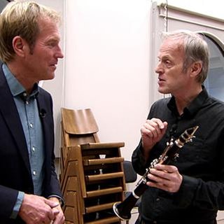 Markus Brock und Uroš Rojko im Gespräch