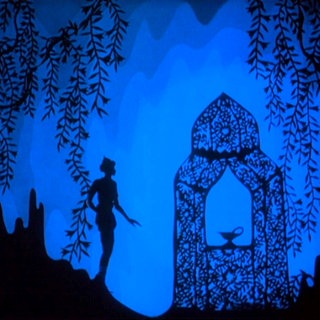 Bildmotiv zum stummen Animationsfilm "Die Abenteuer des Prinzen Achmed"