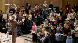 Kinder beim "Come and sing"-Projekt des SWR Vokalensembles