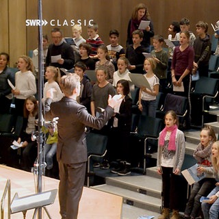 Kinder beim "Come and sing"-Projekt des SWR Vokalensembles