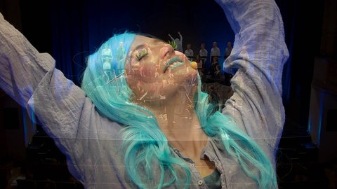 Hann Plaß als kleine Meerjungfrau