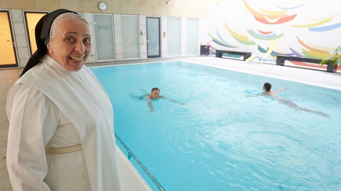 Das Schwimmbad im Kloster Arenberg