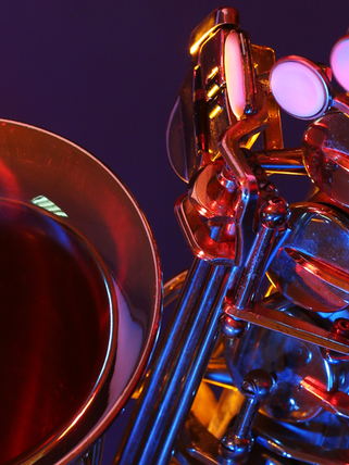 Ein Saxophon steht für den ARD Musikclub Soul