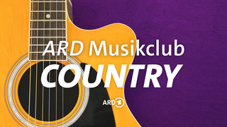 Eine akustische Country-Gitarre mit dem Schriftzug "ARD Musikclub Country"