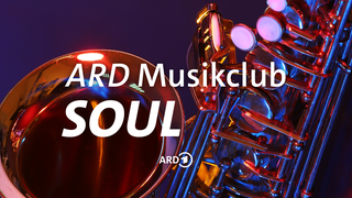 Ein Saxophon mit dem Schriftzug "ARD Musikclub Soul"