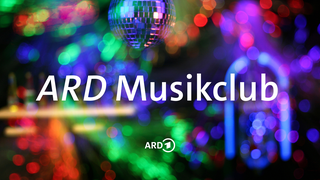Discokugel und Jukebox mit dem Schriftzug "ARD Musikclub"