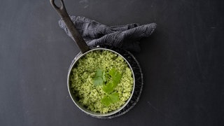 Smaragdgrüner Couscous