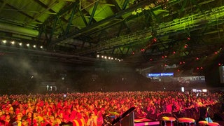 Die Schleyer Halle ist bereit für die Party
