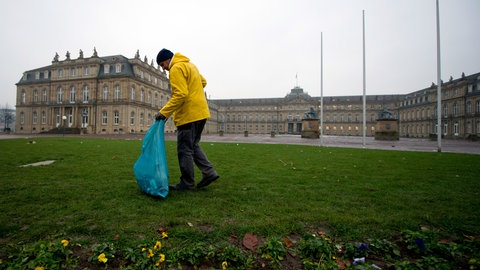 Müllsammeln in Stuttgart