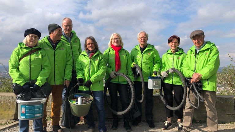 Die SWR1 Dreck weg-Woche mit Station auf dem Heilbronner Hausberg Wartberg