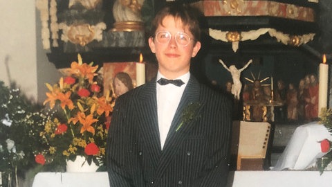 SWR1 Moderator Ingo Lege in den 80ern.