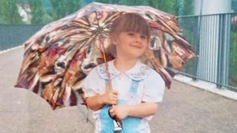 SWR1-Moderatorin Doro Büttner als Kind in den 90er Jahren