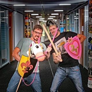 Ingo Lege und Corvin Tondera-Klein im Hitmach-Duell