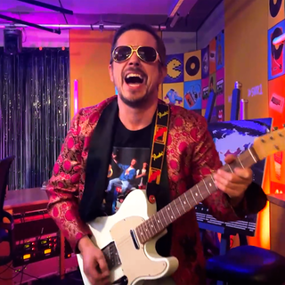 Ingo Lege rockt das SWR1 Hitparaden-Studio in Baden-Württemberg