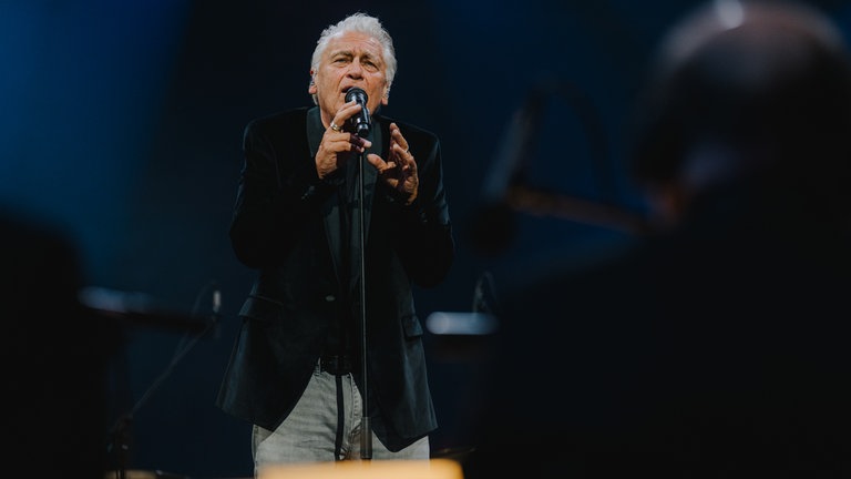 SWR1 Hitparade Finale 2025 Stuttgart - Reinhard Fendrich auf der Bühne 