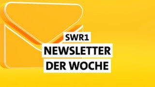Grafik eines gelben Briefumschlags mit dem Text "SWR1 Newsletter der Woche". Hier könnt ihr den SWR1 Newsletter der Woche abonnieren. Wir halten wir euch immer aktuell auf dem Laufenden: spannende Podcasts, interessanteSWR1 Leute Sendungen, leckere Rezepte, Sendungen in Radio und Fernsehen, die ihr nicht verpassen solltet, wichtige Ratgeber und vieles mehr. 