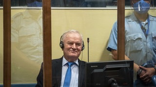 Ratko Mladic vor der Verkündung des Berufungsurteils beim International Residual Mechanism for Criminal Tribunals (IRMCT) in Den Haag