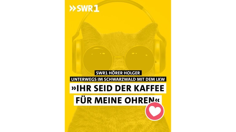 SWR1 Hörer Holger unterwegs im Schwarzwald mit dem LKW - "Ihr seid der Kaffee für meine Ohren"