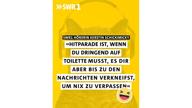 Hitparade ist, wenn du aufs Klo musst, aber nicht gehst, um nichts zu verpassen.