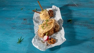 Schwabazda auf Brot, die schwäbische Version vom bayriscen Obazda. Ein SWR1 Pfännle-Rezept zum Motto "Bock auf Brot".