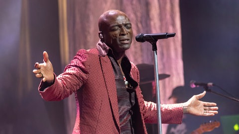 Seal 2023 bei seinem Konzert in Manchester