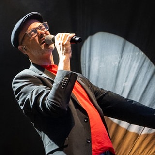 Dominik Steegmüller bei SWR1 Pop & Poesie in Concert am 29.8.2025 beim Brenzpark Open Air in Heidenheim.