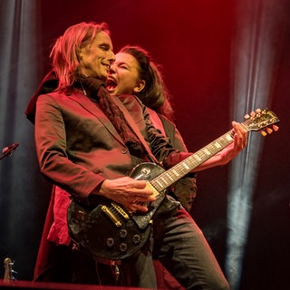 Patrick Schwefel und Britta Medeiros bei SWR1 Pop & Poesie in Concert am 29.8.2025 beim Brenzpark Open Air in Heidenheim.