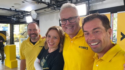 Torsten Buschmann, Steffi Stronczyk, Michael Lueg und Veit Berthold (v.l.).