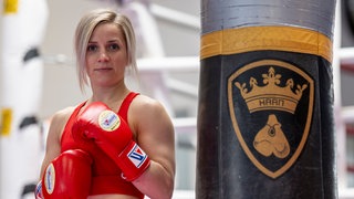 Tina Rupprecht im Boxclub Haan.