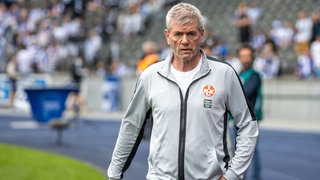 FCK-Trainer Friedhelm Funkel spricht in SWR1 Leute über den direkten Klassenerhalt.