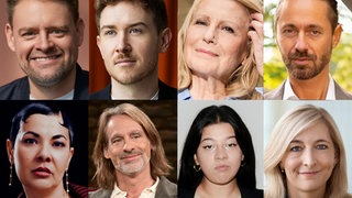 Best of SWR1 Leute-Collage mit Max Giermann, Tristan Horx, Maren Kroymann, Ben Rakidzija, Reyhan Şahin, Richard David Precht, Yasmine M’Barek und Nina Warken 