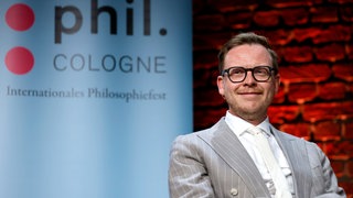 Markus Gabriel, Philosoph, auf der Phil.Cologne 2024-Veranstaltung