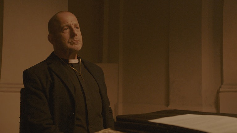 Schauspieler Heino Ferch beim Film "Manipulation".