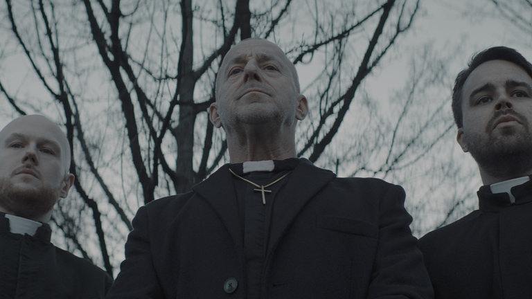 Schauspieler Heino Ferch beim Film "Manipulation".