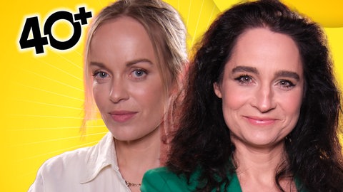 Schauspielerin Friederike Kempter und Hautärztin und Ernährungsmedizinerin Yael Adler in 40+ - nur für Frauen