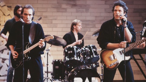 BAP mit Wolfgang Niedecken und Klaus Heuser. Von ihnen stammt auch der Song "Do kanns zaubere".