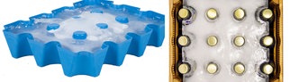 Eisblock Getränke-Kasten-Kühler | Bei Hitze cool bleiben : angesagte Kühl-Gadgets