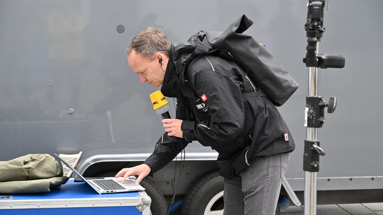 Aufbau des Gläsernen Studios in Koblenz | SWR1 Hitparade 2025