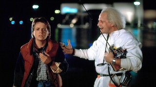 Marty McFly und Doc Brown in "Zurück in die Zukunft" (1985) | Filmklassiker "Zurück in die Zukunft" wird 40