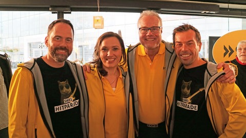 Torsten Buschmann, Steffi Stronczyk, Michael Lueg und Veit Berthold