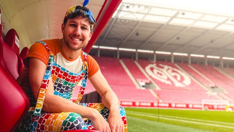  Marvin Hollederer und sein Fastnachtshit "Geh ma wieder bei die Helga"