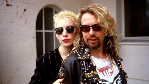 Dave Stewart und Annie Lennox 1986.