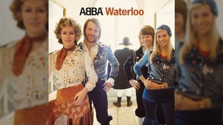 Plattencover zum Album "Waterloo" von ABBA aus dem Jahr 1974.